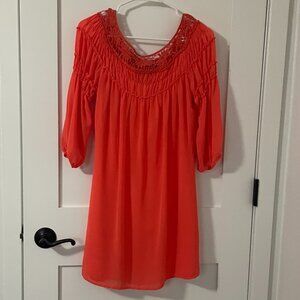 Sonoma small blouse, scarlet orange